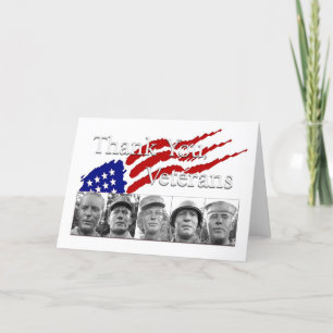 Thank You Veterans Card