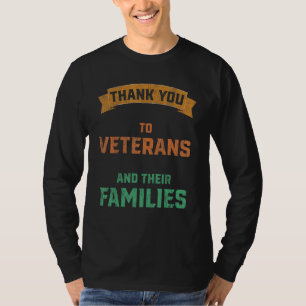 Thank You Veterans Combat Boots Vintag Veteran Mem T-Shirt