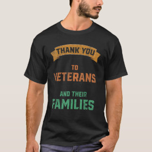 Thank You Veterans Combat Boots Vintag Veteran Mem T-Shirt