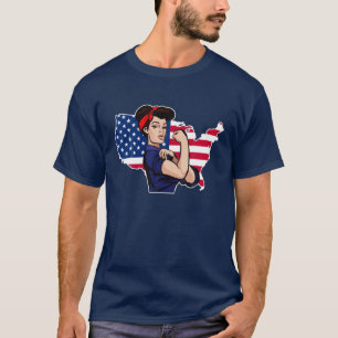 Thank You Veterans Day American Flag Heart Militar T-Shirt