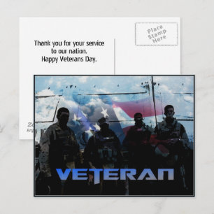 Thank You Veterans Day Postcard