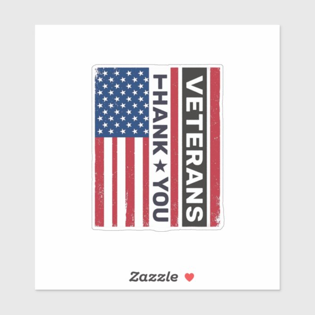 Thank You Veterans Distressed Flag Vector Design_1 (Sheet)