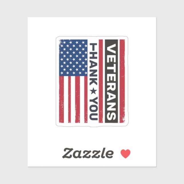 Thank You Veterans Distressed Flag Vector Design_1 (Sheet)