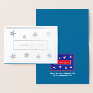 Thank You Veterans Foil Card