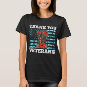 Thank You Veterans For Veterans Day Patriotic Men T-Shirt