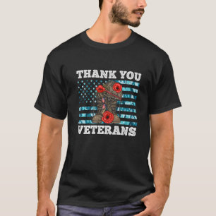 Thank You Veterans For Veterans Day Patriotic Men T-Shirt