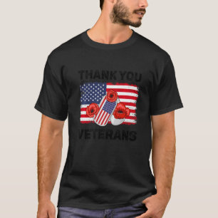 Thank You Veterans For Veterans Day Patriotic Men T-Shirt