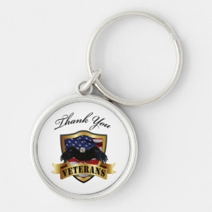 Thank You Veterans Key Ring