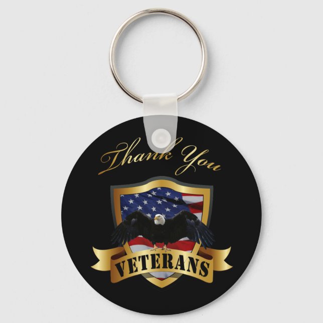 Thank You Veterans Key Ring (Front)