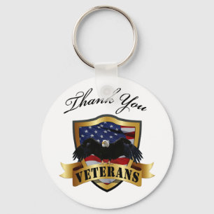 Thank You Veterans Key Ring