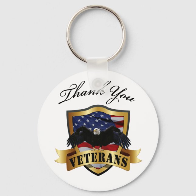 Thank You Veterans Key Ring (Front)