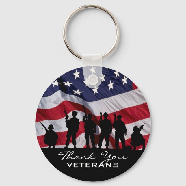 Thank You Veterans Key Ring (Front)