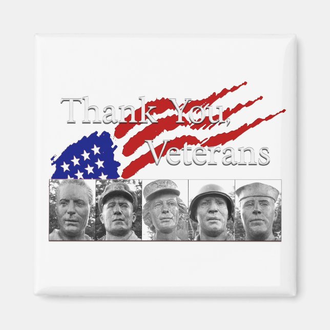 Thank You Veterans Magnet (Front)