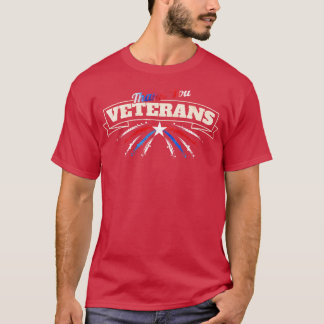 Thank You Veterans On July 4th And Veterans Day T-Shirt
