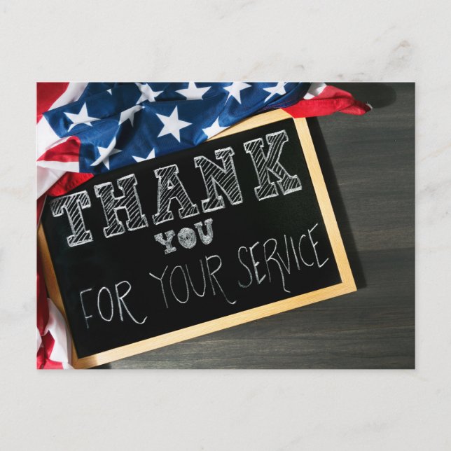 Thank you Veterans Postcard (Front)