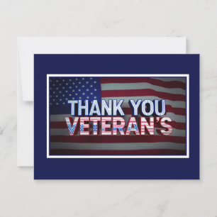 Thank you Veterans Postcard