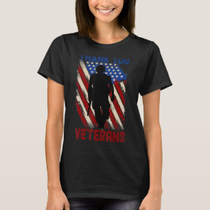 Thank You Veterans Service Patriot Veteran Day Ame T-Shirt