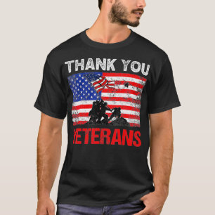 Thank You Veterans Service Patriot Veteran Day Ame T-Shirt