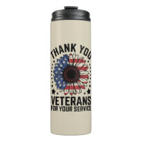Thank You Veterans Sunflower Military Veterans Day
