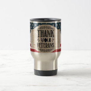 Thank You Veterans Travel Mug