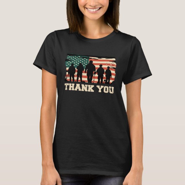 Thank You Veterans Veterans Day T-Shirt (Front)