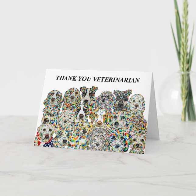 Thank You Veterinarian Card (Front)