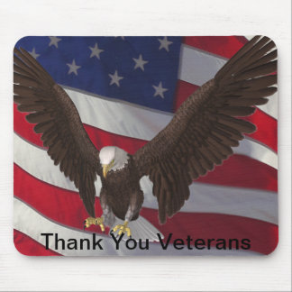 Thank You Vets Mouse Mat