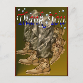 Thank You Vets Postcard