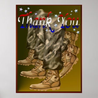 Thank You Vets Poster