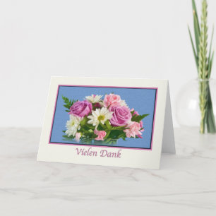 Thank you, Vielen Dank, German You Card