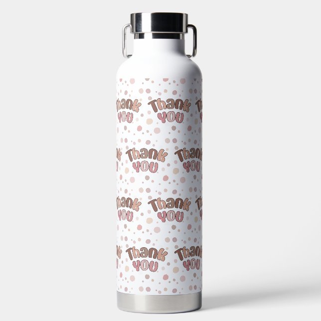 Thank you  water bottle (Front)