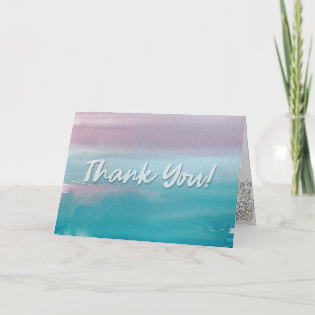 thank you watercolor design (Front)