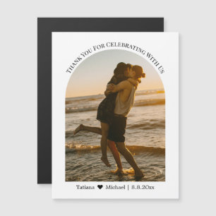  thank you wedding arch photo magnet