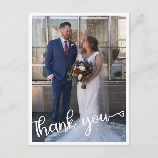 Thank you Wedding Card (Front)