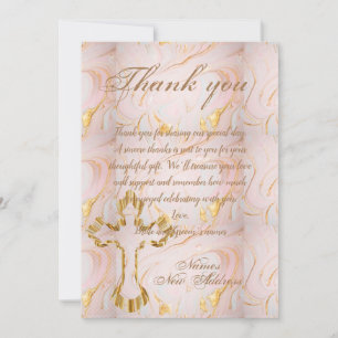 Thank You Wedding Card