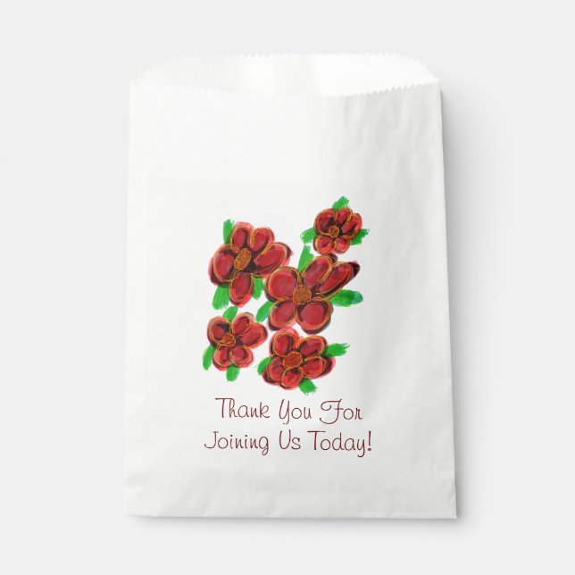 Thank You Wedding Favour Bag (Front)