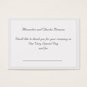 Thank You Wedding Gift