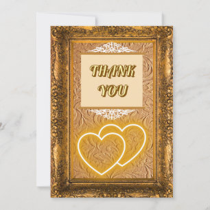 Thank You Wedding Islamic Nikah Greeting Invitation