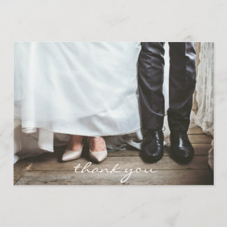 Thank You Wedding Personalised 5' x 7" Note Card