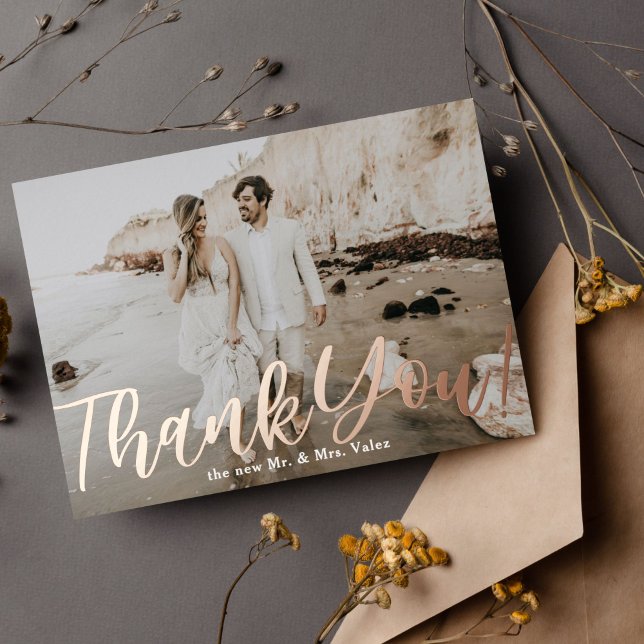 Thank You Wedding Photo Real Foil Headline Foil In (Creator Uploaded)