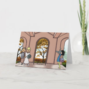 Thank You Wedding Photographer Card
