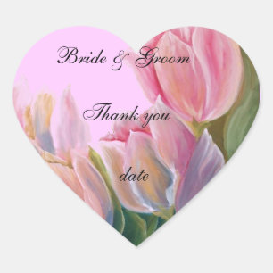 thank you wedding sticker