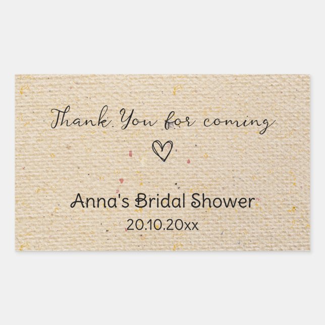 Thank You Welcome Congratulations Rectangular Sticker (Front)