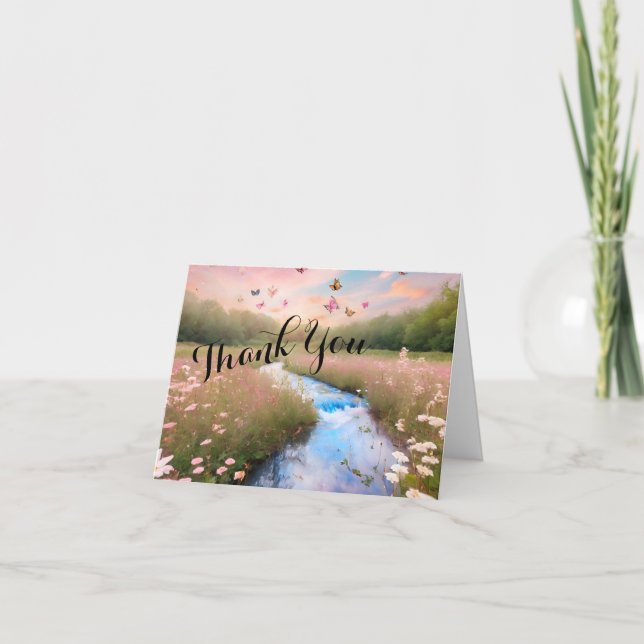 Thank You Wildflowers Card (Front)