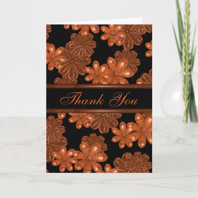 Thank You Wooden Greeting Card (Front)
