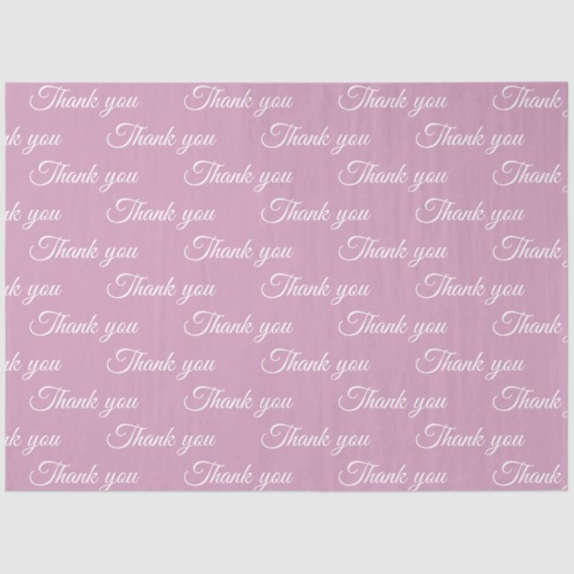 Thank you Wrapping paper  (Front)