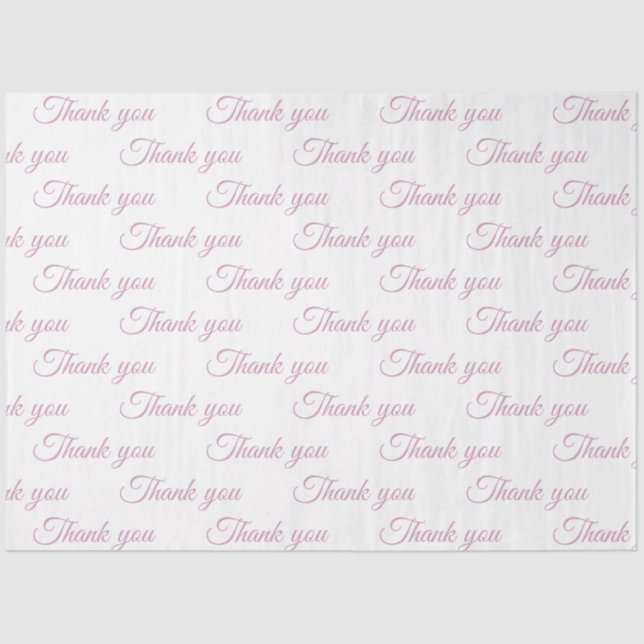 Thank you Wrapping paper  (Front)