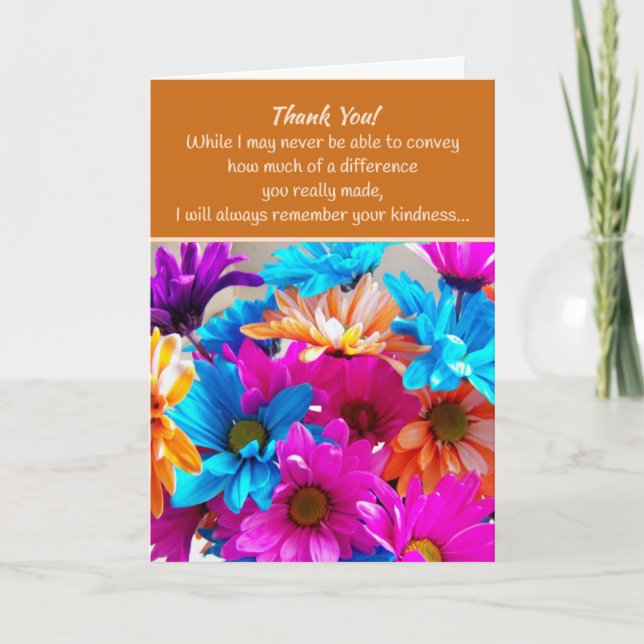 Thank You... You Card (Front)