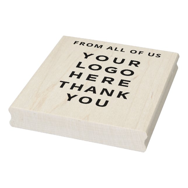 Thank You Your Business Logo Custom Rubber Stamp (Stamp)