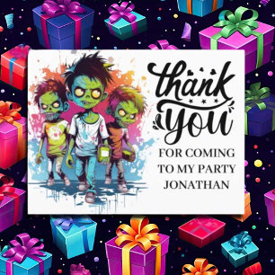 THANK YOU zombie costumes for kids Postcard